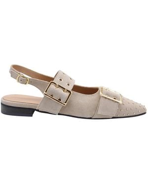 Babouche Ballerina Shoes - Natural