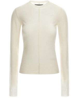 Amiri Round-Neck Knitwear - White