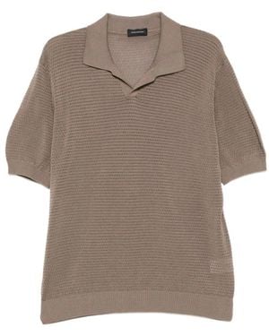 Tagliatore V-Neck Knitwear - Brown