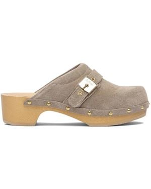 Scholl Clogs - Natural