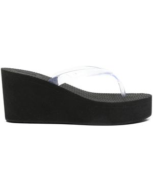Ancient Greek Sandals Wedges - Zwart