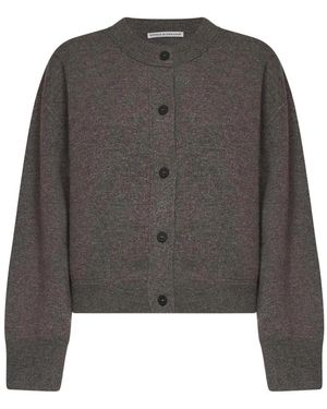 Studio Nicholson Truien & Vesten ,Bruin ,Wol Arvine Cardigan - Grijs