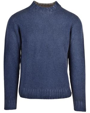 Bob Truien & Vesten ,Blauw ,Wol Pullover Girocollo