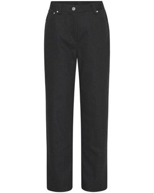ROTATE BIRGER CHRISTENSEN Straight Fit Jeans - Black