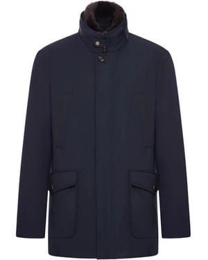 Moorer Drive-Pum Coat - Blauw