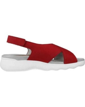 Mephisto Braune Damen Sandalen Stilvolle Option - Rot