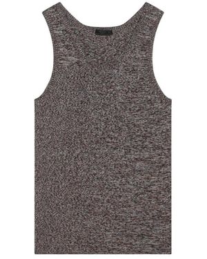 Prada Truien & Vesten ,Veelkleurig ,Katoen Katoenen Gebreide Tanktop - Grijs