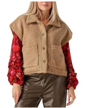 Ydence Beiger Gilet Rejou Für Herbst/Winter - Braun