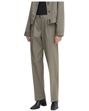 Samsøe & Samsøe Straight Trousers - Gris