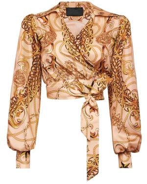 Philipp Plein Bluse New Baroque - Braun