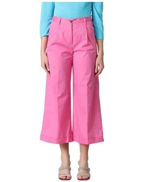 Myths Cropped Trousers - Pink