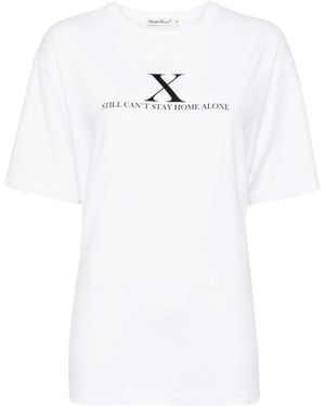 Undercover T-Shirt Met Print - Wit