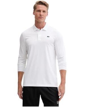 Lacoste Regular Fit Ultra Dry Golf Poloshirt - Wit