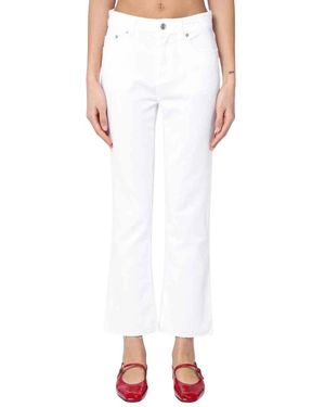 Department 5 Cropped Jeans - White