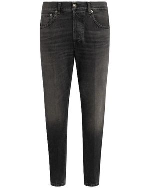 Dondup Jeans ,Zwart ,Katoen Dian Broek