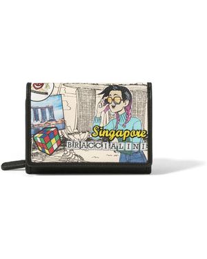 Braccialini Cartoline Singapore Wallet - Mehrfarbig