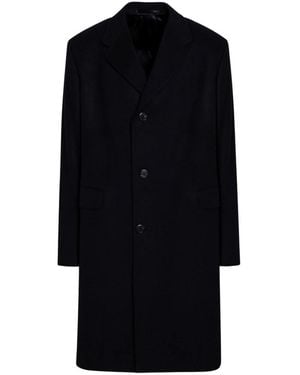 Prada Single-Breasted Coats - Negro