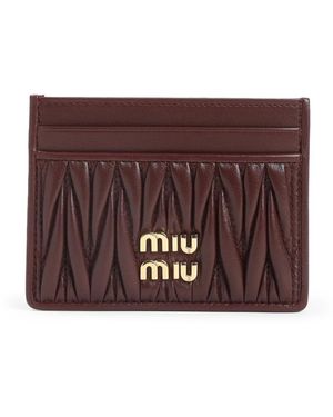 Miu Miu Wallets & Cardholders - Brown