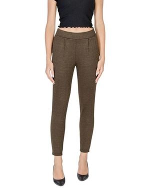 Ichi Grüne Polyester Damen Hose Herbst/Winter