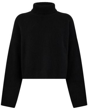 Lisa Yang Cashmere Coltrui - Zwart