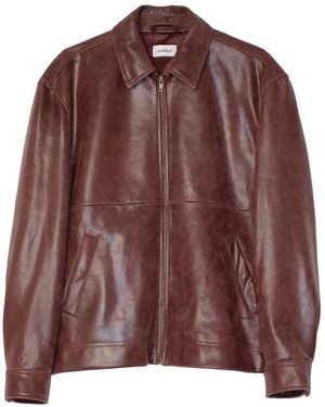 Soulland Murphy Lederjacke - Braun