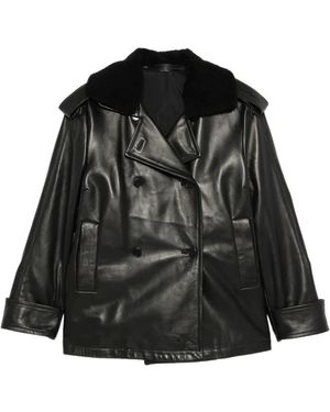 Salvatore Santoro Leather Jackets - Black