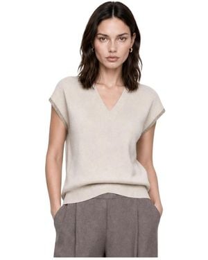 Kocca V-Neck Knitwear - Natural