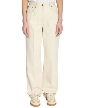 Valentino Straight Fit Jeans - Natural