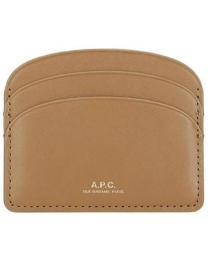 A.P.C. Wallets & Cardholders - Marrón