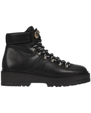 Tommy Hilfiger Stivali allacciati - Nero