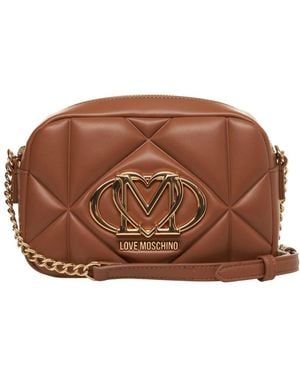 Love Moschino Cross Body Bags - Brown