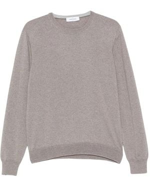 Gran Sasso Rundhals-Strickware - Grau