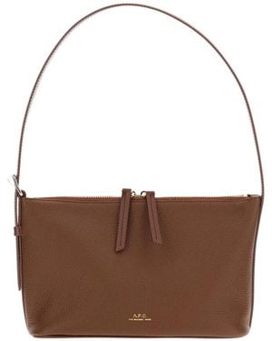 A.P.C. Shoulder Bags - Marrone