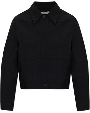 Studio Nicholson Jassen ,Zwart ,Katoen Calder Jacket