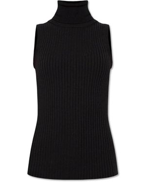 Dolce & Gabbana Turtleneck Vest - Schwarz