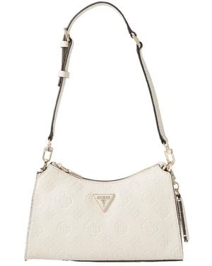 Guess Cresidia Ii Top Zip Shldr Bag - Natur