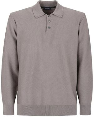 Drumohr Round-Neck Knitwear - Grigio