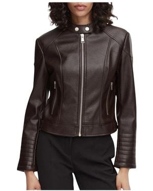 Guess Leather Jackets - Negro