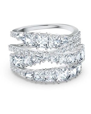 Swarovski Elegante Twist Ring Sieraad - Wit