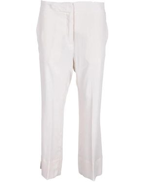 Semicouture Wide Trousers - White