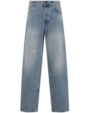 Moschino Straight Jeans - Bleu