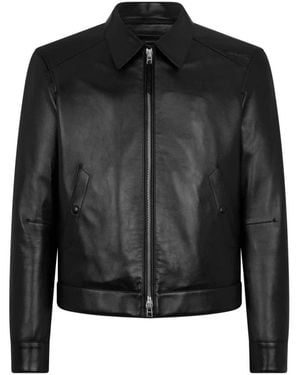 Tom Ford Leather Jackets - Black