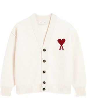 Ami Paris Cardigans - White