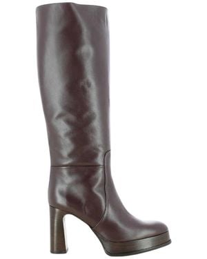 Zinda High Boots - Marrón