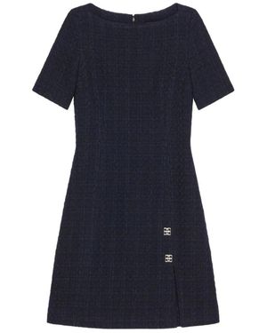 Givenchy Wool Blend Tweed Dress - Blauw