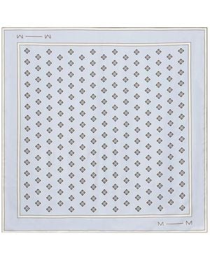Max Mara Silky Scarves - Blauw