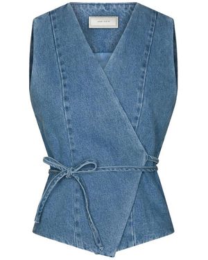 Neo Noir Samara Denim Gilet - Blauw
