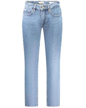Guess Jeans denim su misura con effetto lavato - Blu