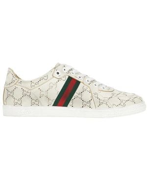 Gucci Stretch Low-Top Sneaker - Mettallic