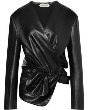 Alberta Ferretti Long Sleeve Tops - Negro